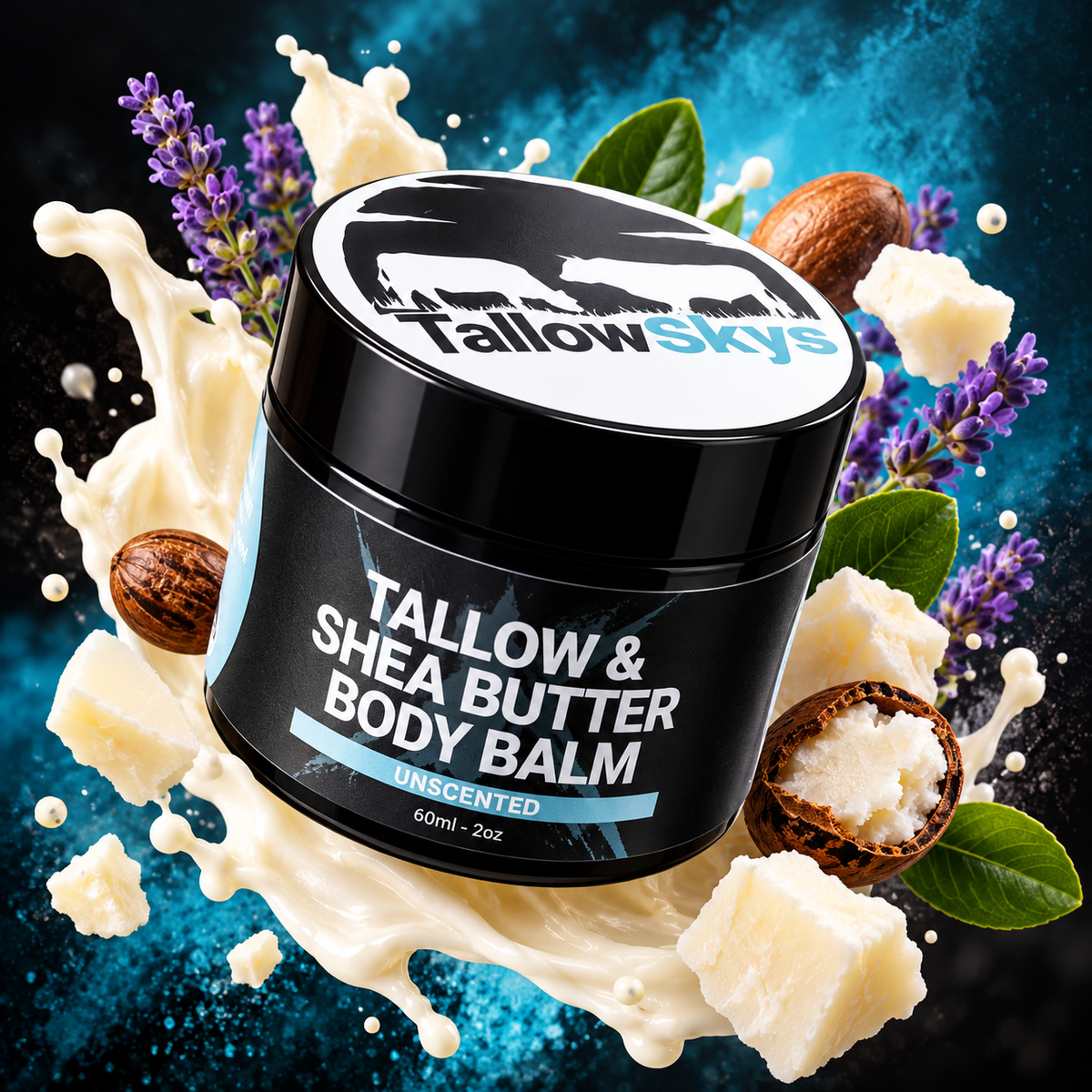 100%  Grass Fed Tallow & Shea Butter  - Unscented