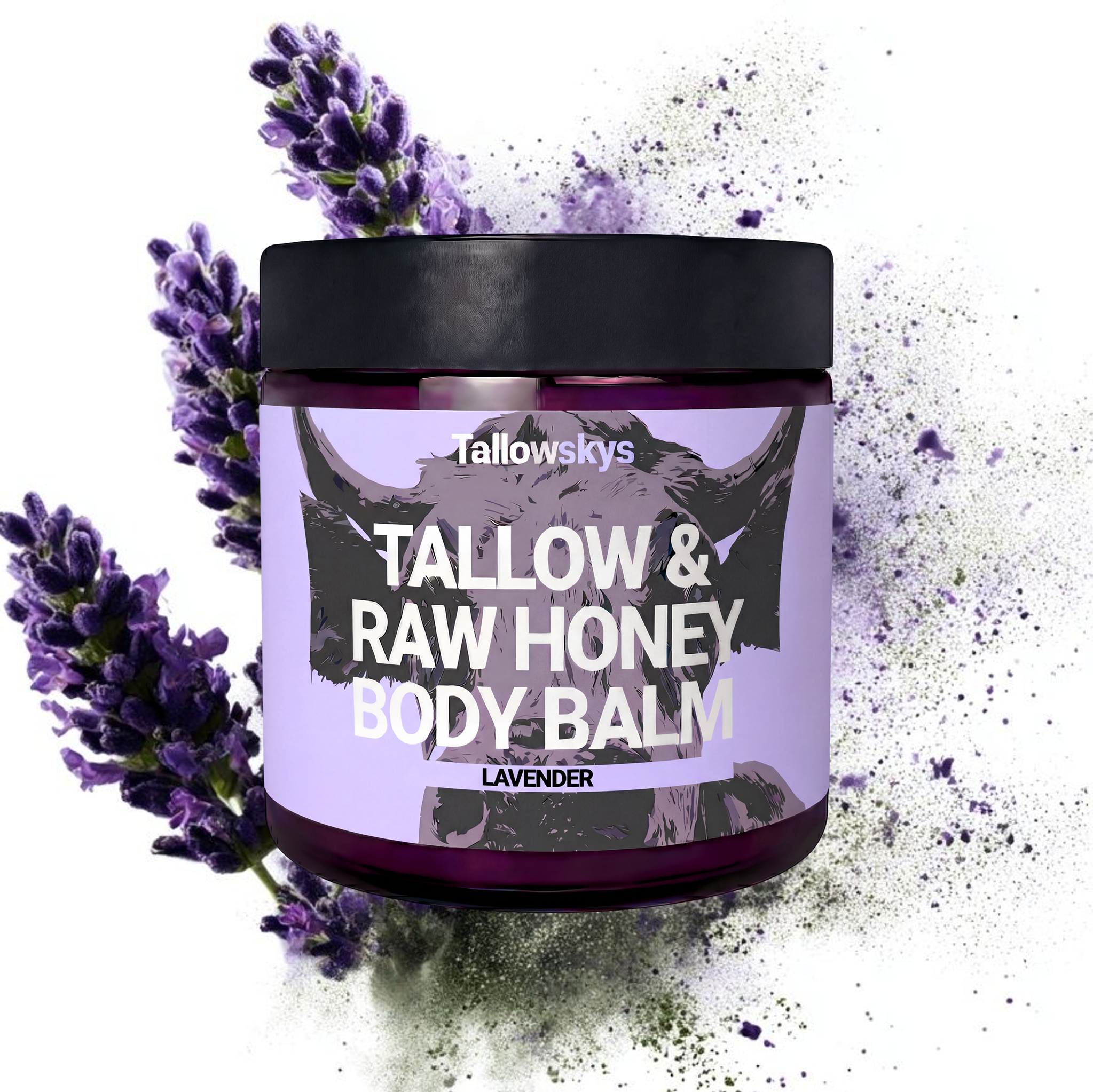 100%  Grass Fed Tallow & Pure Honey Balm  - Lavender