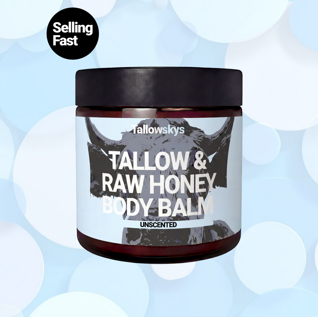 100%  Grass Fed Tallow & Pure Honey Balm  - Unscented